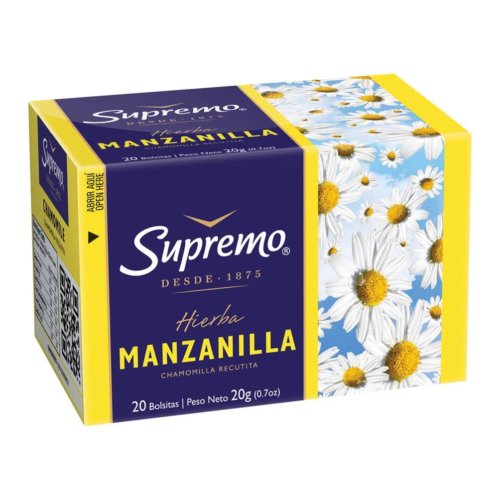 Infusión de Manzanilla Supremo ( 4 x 20 Bolsitas ) 1