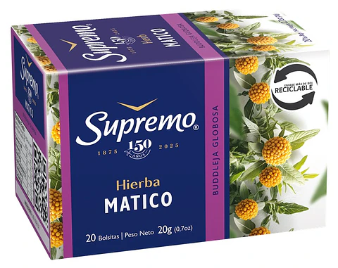 Infusión de Matico Supremo ( 4 x 20 Bolsitas )