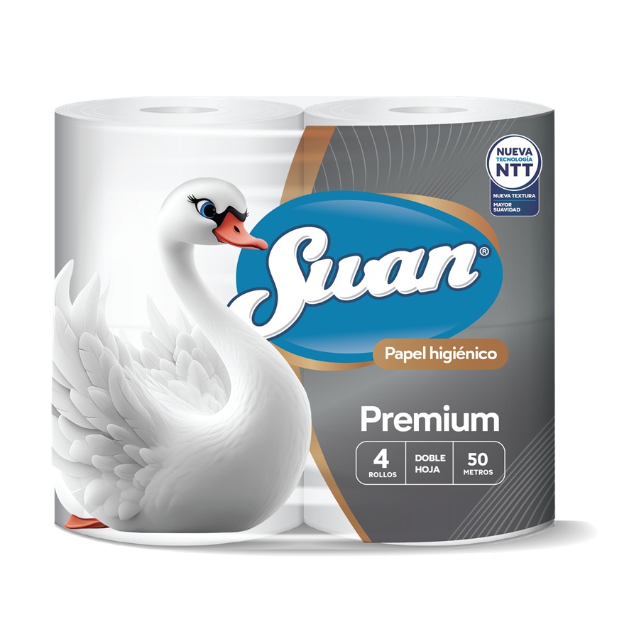 Papel Higiénico Swan Premium 50 Metros ( 8 x 4 Rollos ) 1