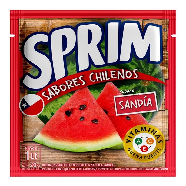 Jugo en Polvo Sprim Sandía ( 10 UD ) 1