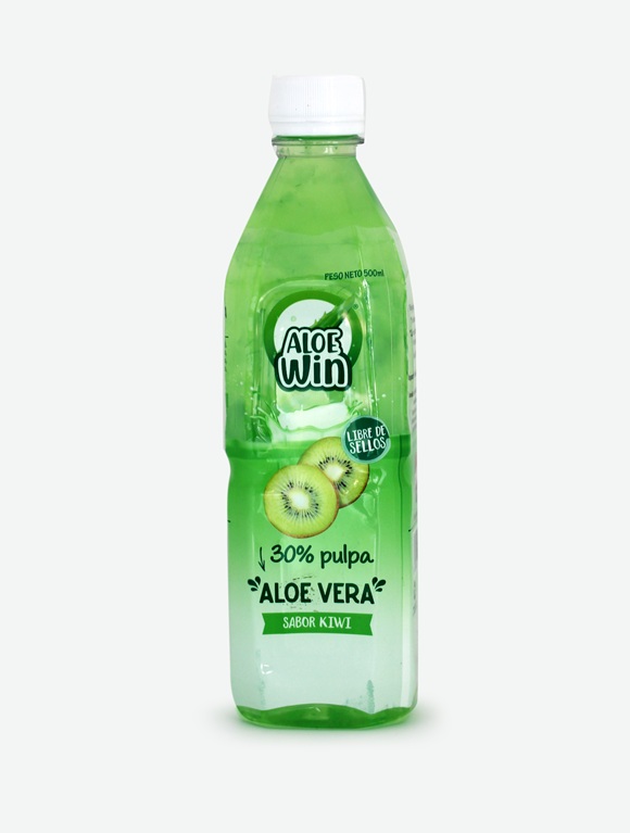 Jugo Aloe Vera Aloe Win Kiwi ( 6 x 500 ML ) 1