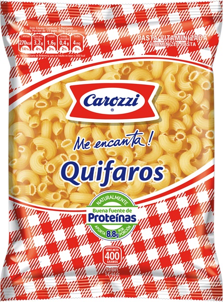 Fideos Quifaro 36 Carozzi ( 5 x 400 G ) 1