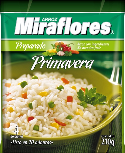 Arroz Primavera Miraflores ( 3 x 210 G ) 1
