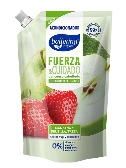 Acondicionador Ballerina Doypack Fuerza y Cuidado ( 2 x 750 ML )