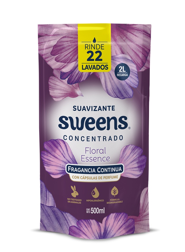 Suavizante Floral Essence Sweens Doypack ( 3 x 500 ML ) 1