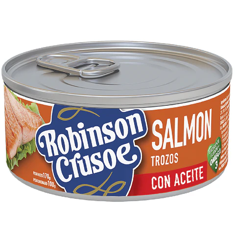 Salmón al Aceite Robinson Crusoe ( 3 x 170 G )