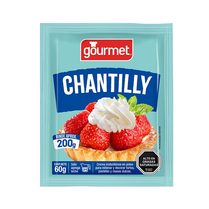 Crema Chantilly en Polvo Gourmet ( 18 x 60 G ) 1