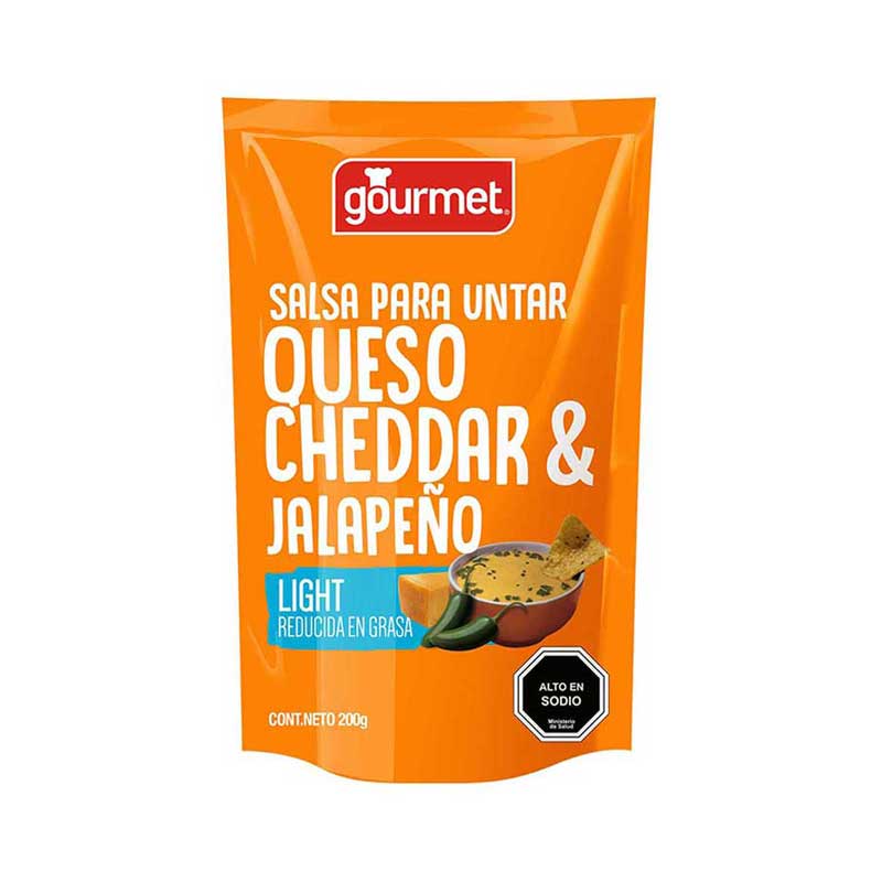Salsa Untable Cheddar Jalapeño Gourmet ( 3 x 200 G ) 1