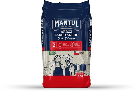 Arroz Grado 2 Largo Ancho Mantul ( 5 x 1 KG )