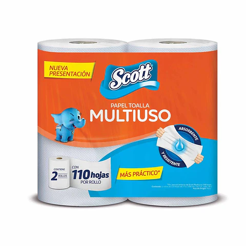 Toalla de Cocina Scott ( 6 x 2 Rollos )