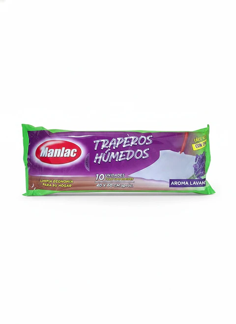 Trapero Húmedo Manlac Lavanda ( 3 UD )