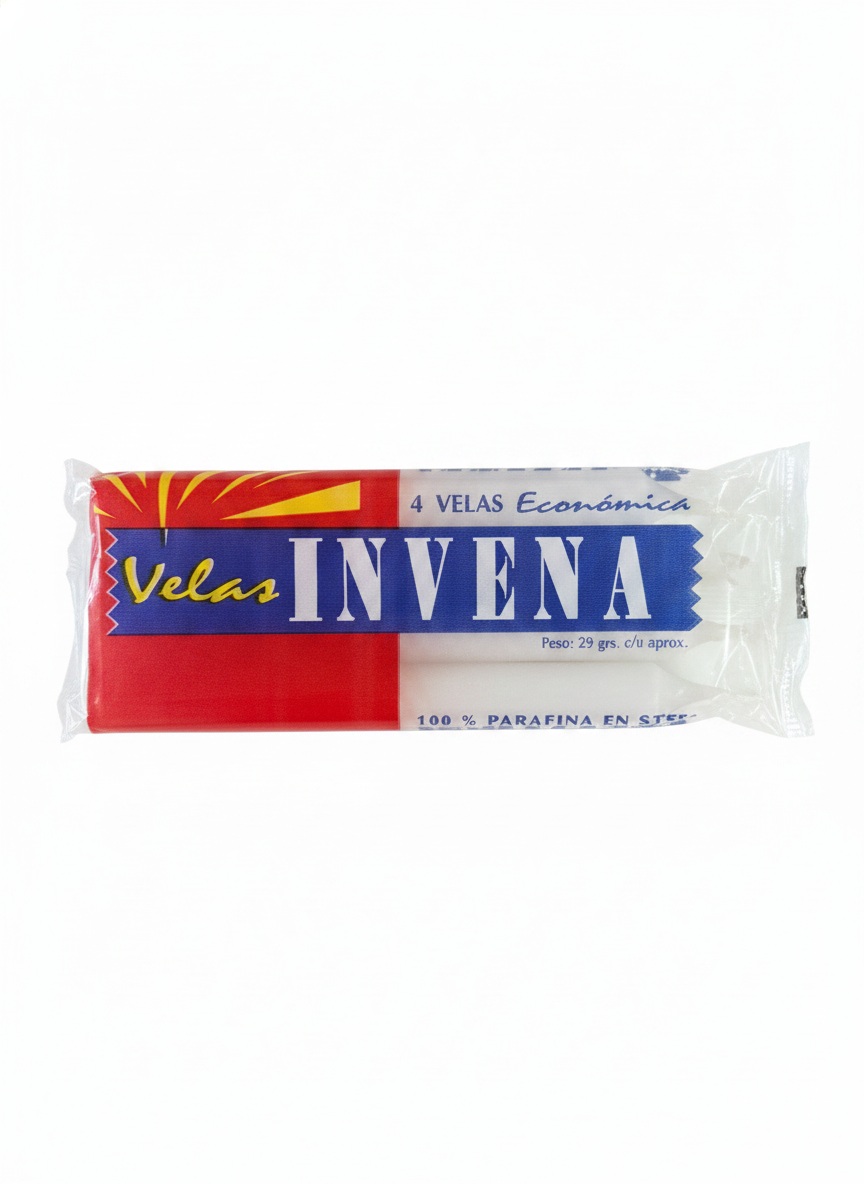 Velas Invena Económica ( 4 x 4 UD ) 1