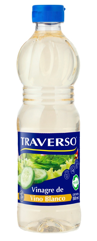 Vinagre Blanco Traverso ( 3 x 500 ML ) 1