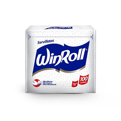Servilletas de Cóctel Winroll ( 6 x 100 UD )