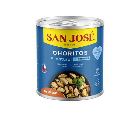 Choritos San José Agua ( 3 x 425G )