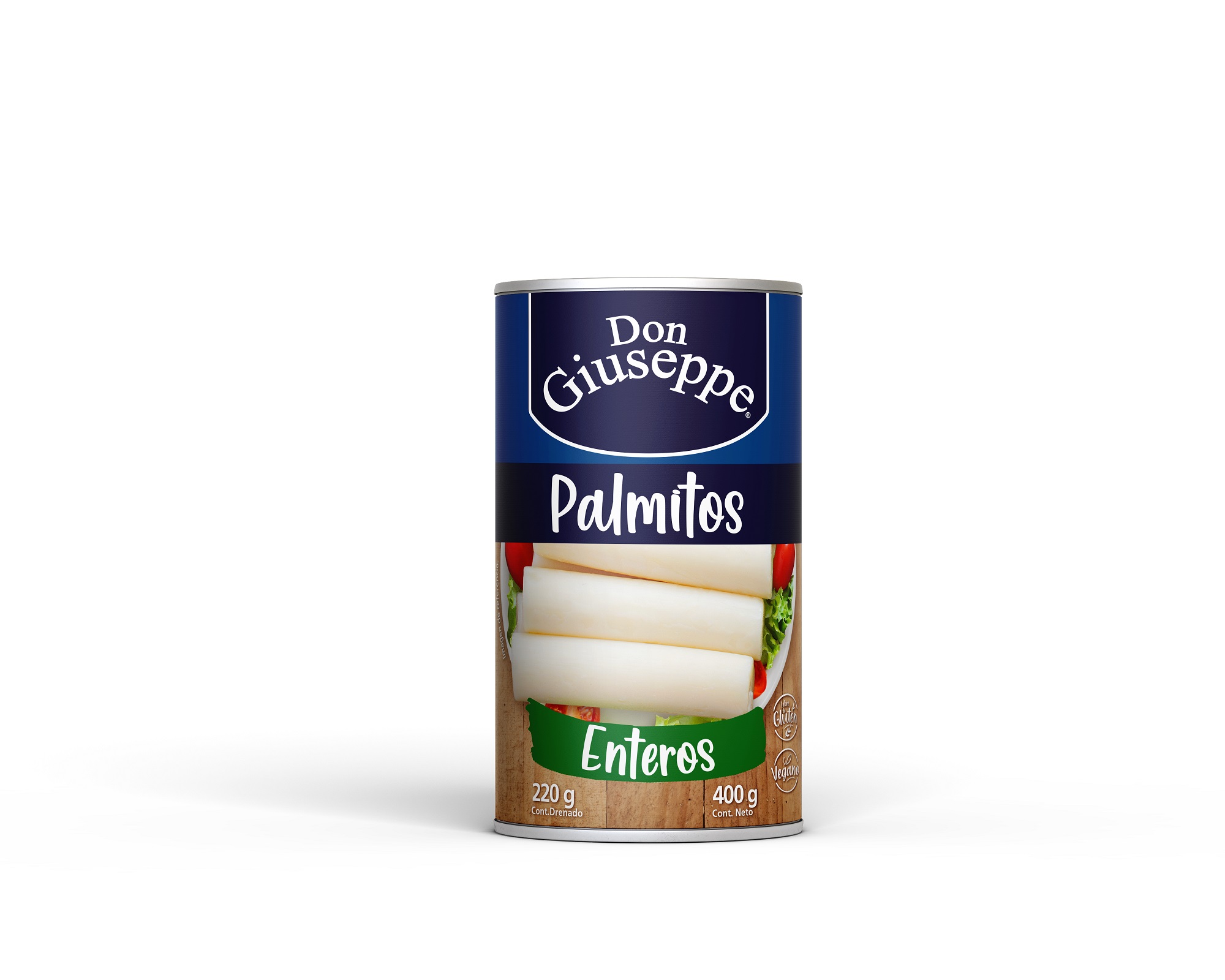 Palmitos Don Giuseppe Enteros ( 3 x 400 G ) 1
