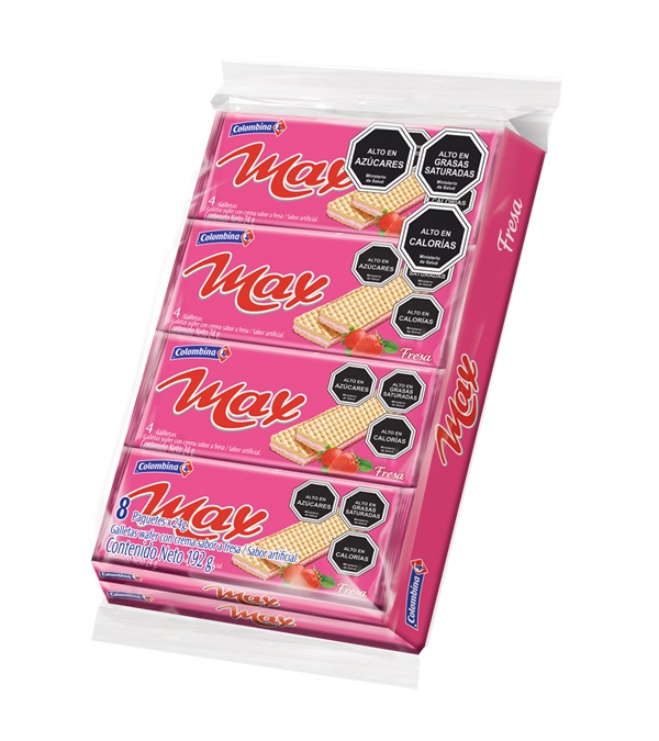 Galletas Oblea Max Fresa Colombina ( 192 G ) 1