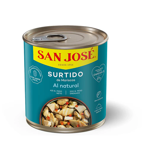 Surtido de Mariscos San José Agua ( 3 x 425 G )