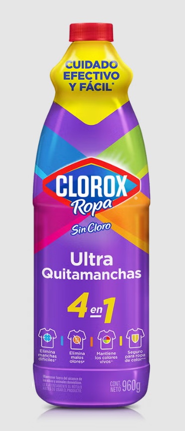 Cloro Ropa Color Clorox ( 3 x 960 G ) 1