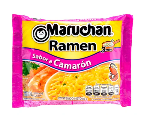 Ramen Camarón Maruchan ( 3 x 85 G )