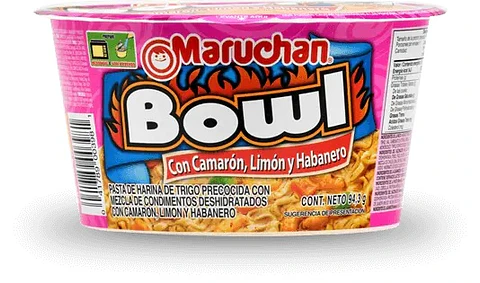 Bowl Camarón Limón Picante Maruchan ( 3 x 94.3 G )