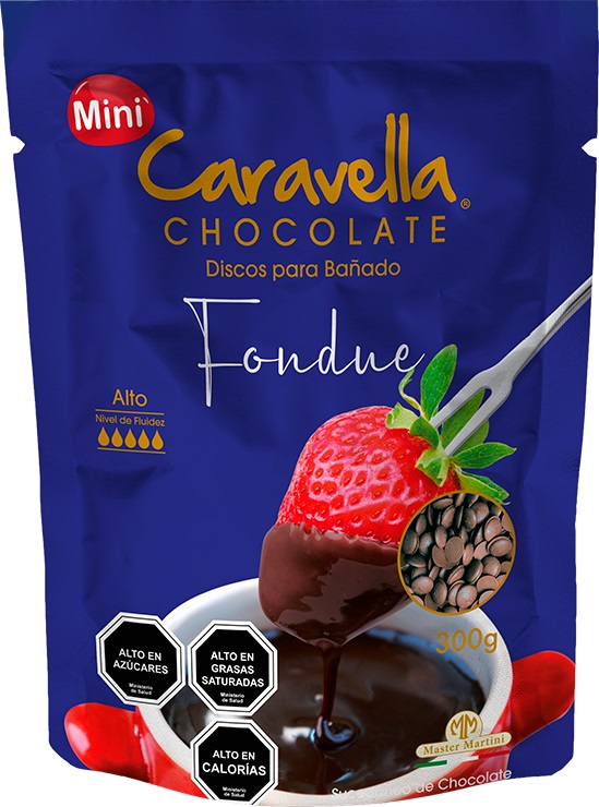 Cobertura de Chocolate Caravella Fondue ( 5 x 300 G ) 1