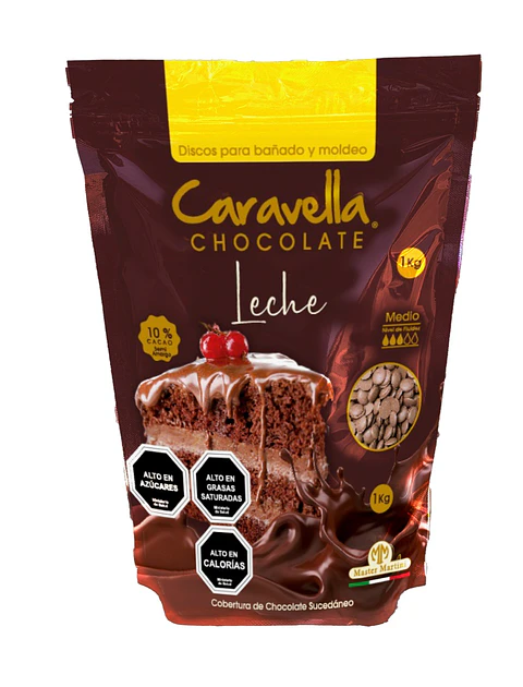 Cobertura de Chocolate Caravella Leche ( 1 KG )