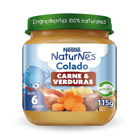 Colados Nestlé Carne Verduras ( 6 x 115 G )