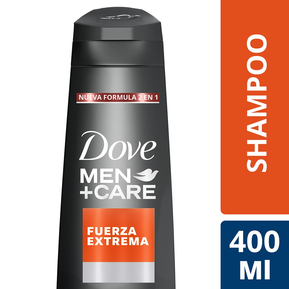 Shampoo Dove Men 2 en 1 Fuerza Extrema ( 2 x 400 ML ) 1
