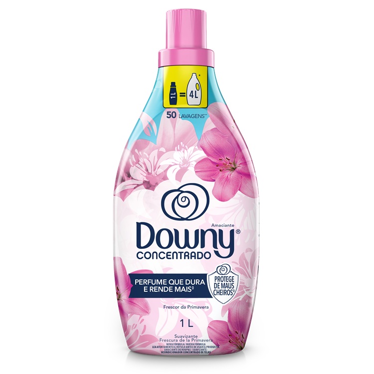 Suavizante Downy Frescura de Primavera ( 2 x 1 LT ) 1
