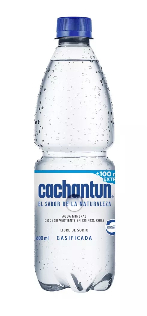 Agua Mineral con Gas Cachantun ( 12 x 600 ML ) 1
