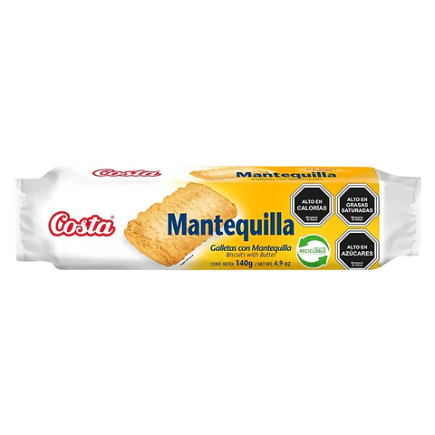 Galleta Mantequilla Costa ( 4 x 140 G )