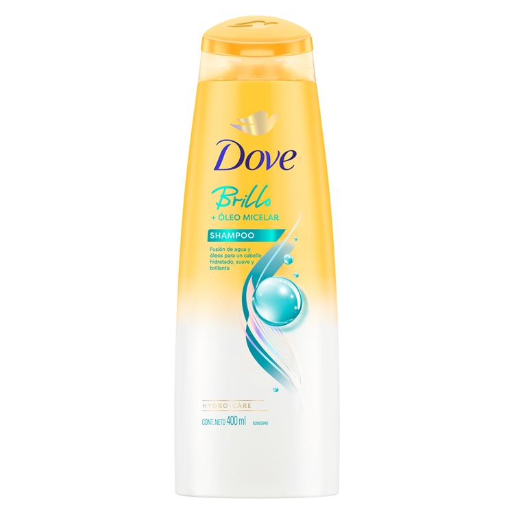 Shampoo Dove Brillo ( 2 x 400 ML ) 1