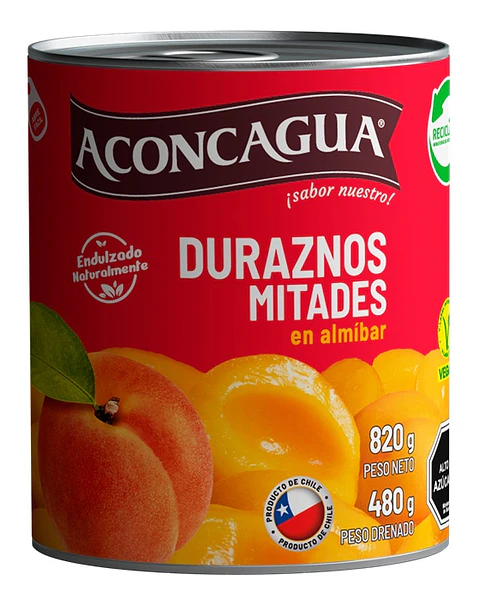 Duraznos Mitades Aconcagua ( 3 x 820 G )