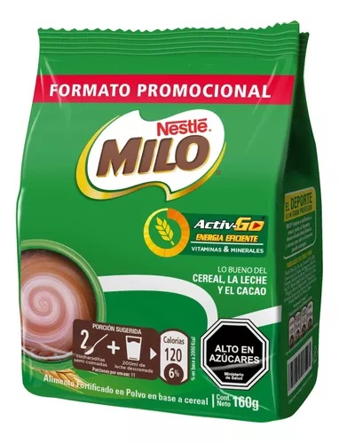 Alimento Fortificado Milo ( 3 x 160 G ) 1