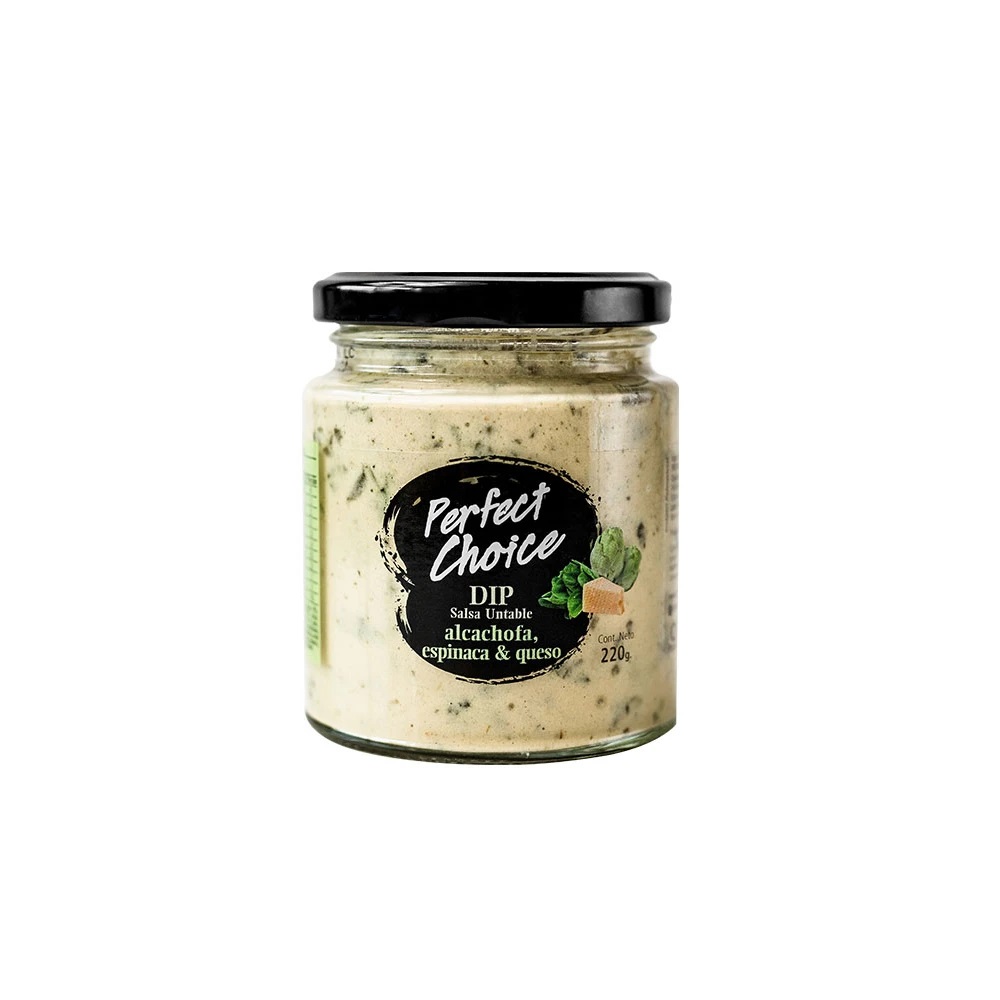 Dip Perfect Choice Alcachofa Espinaca y Queso ( 220 G ) 1