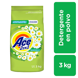 Detergente Ace Naturals con Suavizante (3x 3 KG)