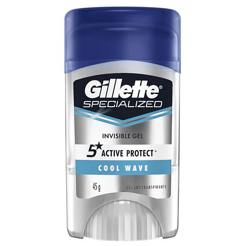 Desodorante Antitranspirante en Gel Gillette Cool Wave ( 3 x 45 G )
