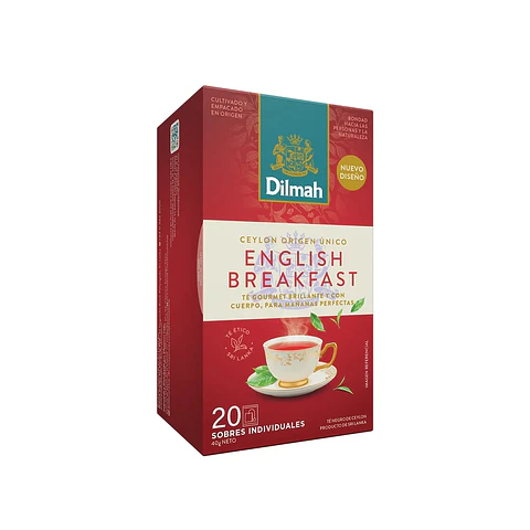 Té Dilmah English Breakfast ( 2 x 20 Bolsitas )
