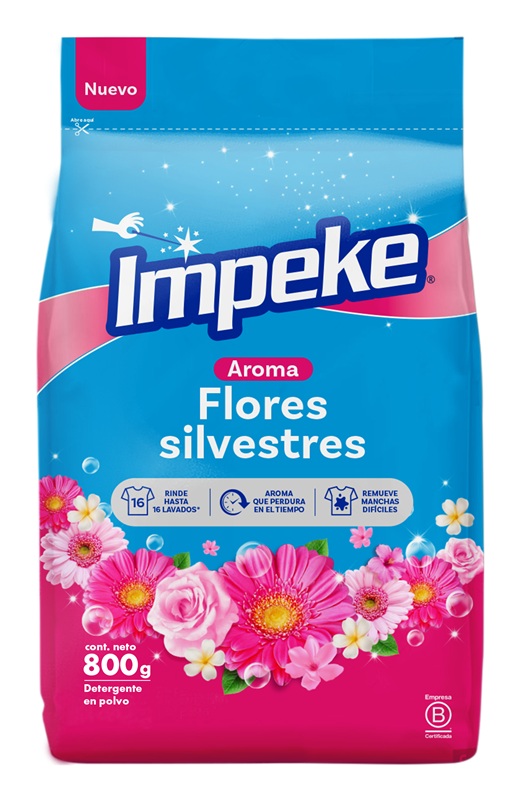 Detergente en Polvo Impeke Flores Silvestres ( 2 x 800 G ) 1