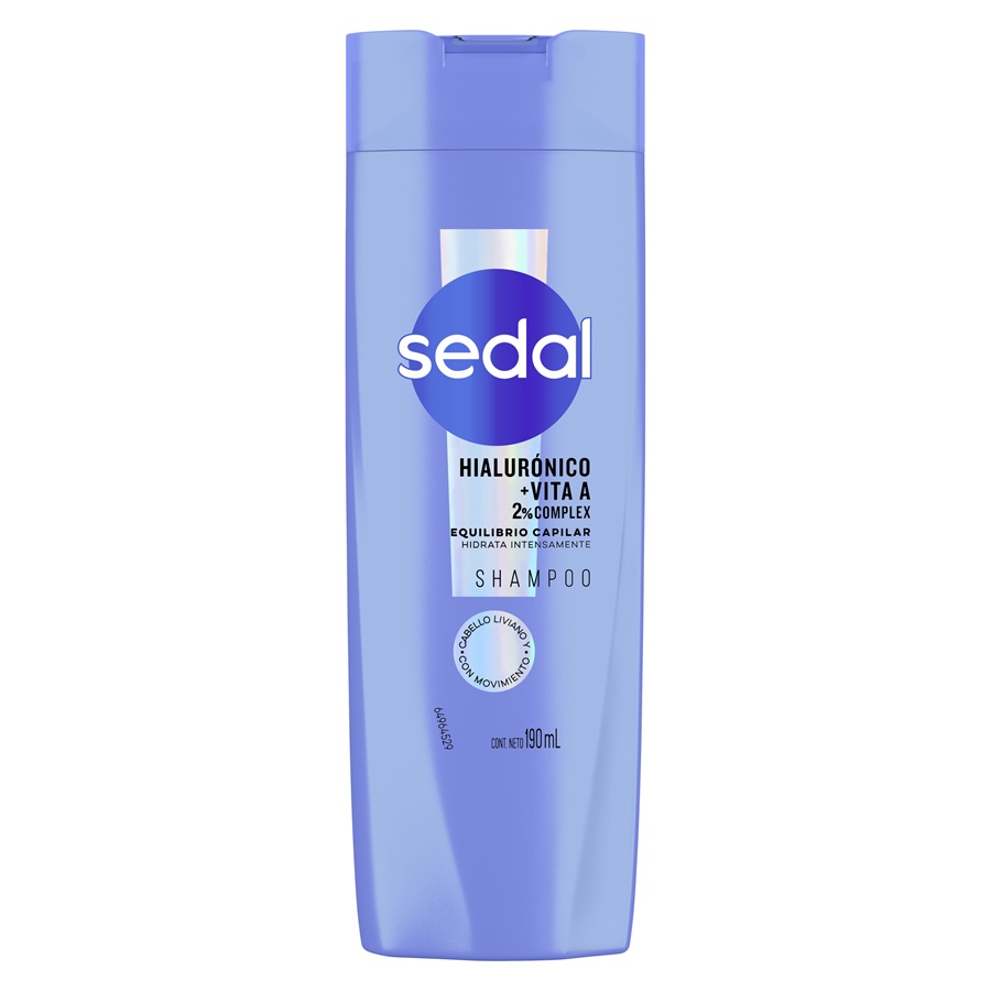 Shampoo Sedal Hialurónico y Vitamina A ( 3 x 190 ML ) 1