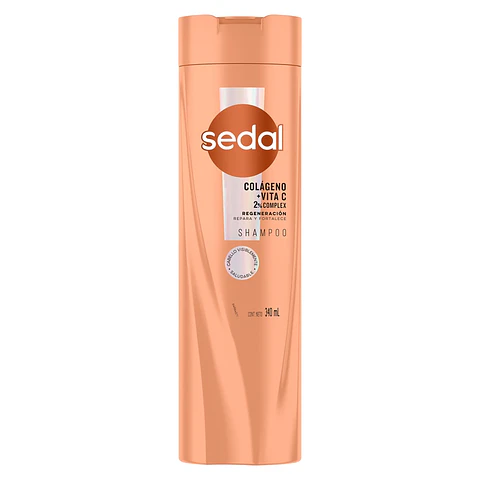 Shampoo Sedal Colágeno y Vitamina C ( 3 x 340 ML )