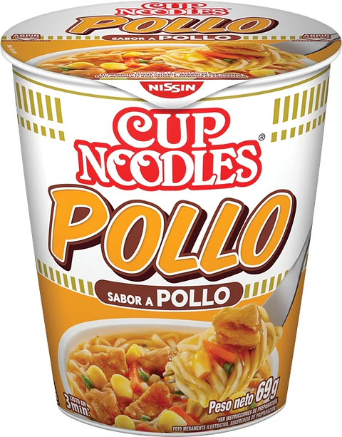 Fideos Instantáneos Pollo Nissin ( 3 x 69 G )