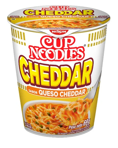 Fideos Instantáneos Cheddar Nissin ( 3 x 69 G )
