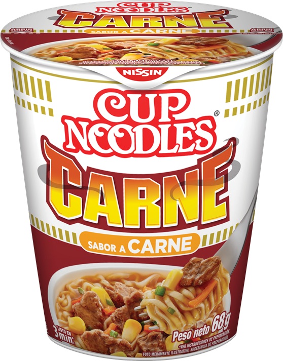 Fideos Instantáneos Carne Nissin ( 3 x 68 G ) 1