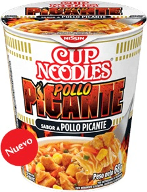 Fideos Instantáneos Pollo Picante Nissin ( 3 x 68 G )