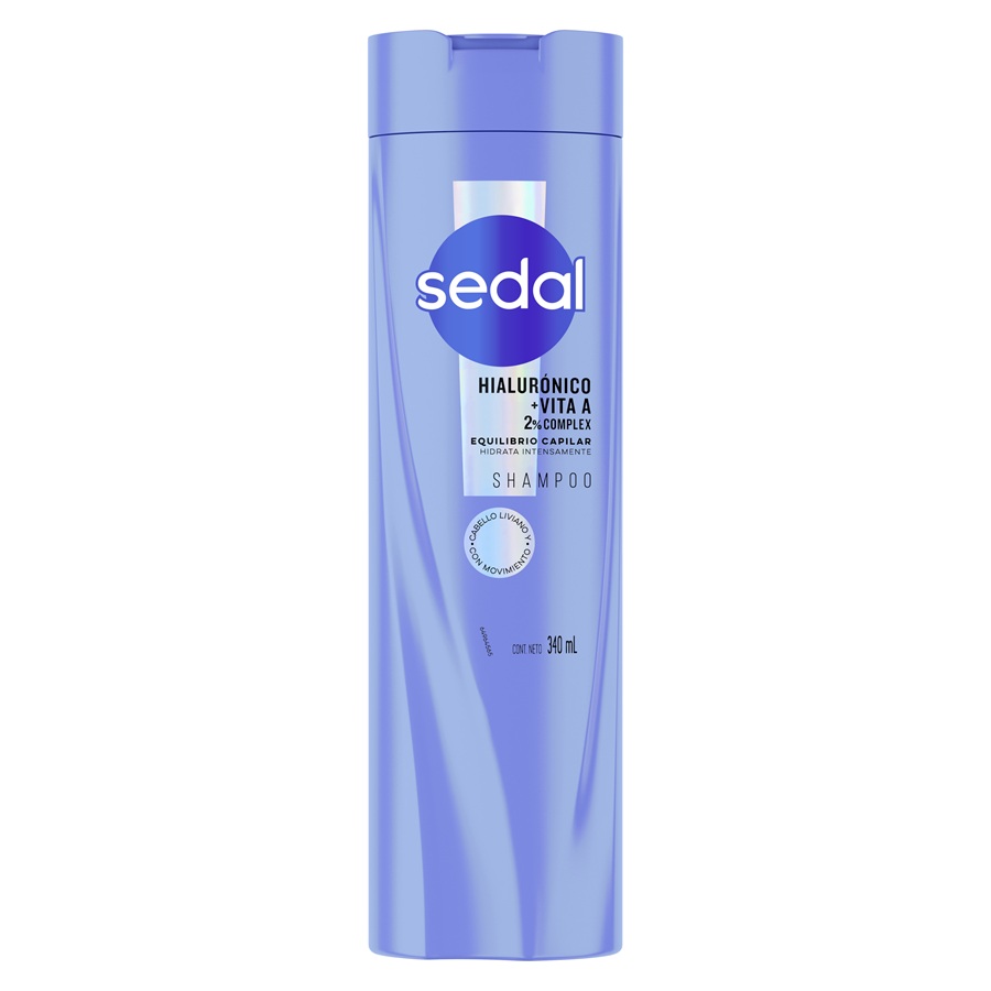 Shampoo Sedal Hialurónico y Vitamina A ( 3 x 340 ML ) 1