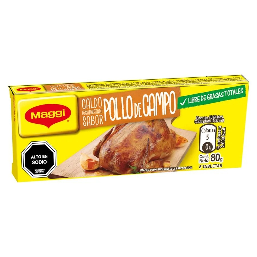 Caldo Maggi Pollo de Campo ( 5 x 8 Tabletas ) 1