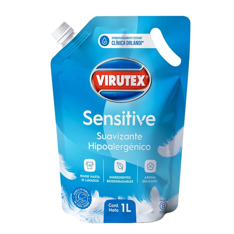 Suavizante Virutex Sensitive Doypack ( 2 x 1 LT ) 1