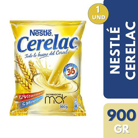 NESTLÉ CERELAC® Cereal Alimenticio Fortificado en Polvo 900gr